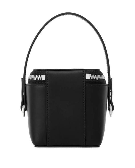 Ferragamo Black Micro Leather Mini Bag