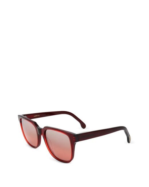 Paul Smith Pink Aubrey Square-Frame Sunglasses