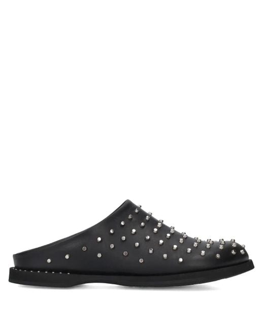 Premiata Black Studded M7152 Mules