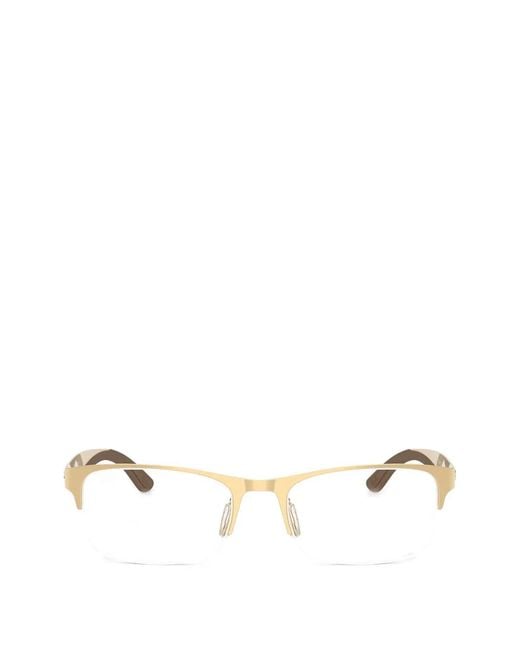 Ray-Ban Natural Rectangle-Frame Glasses