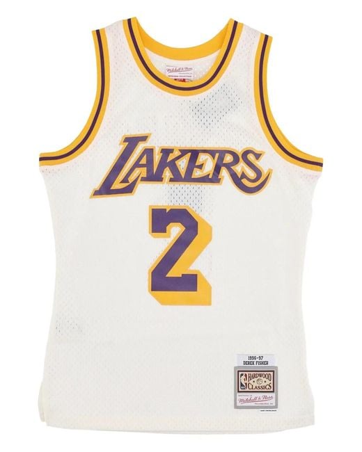 Mitchell & Ness White Lakers 1996 Tank Top for men
