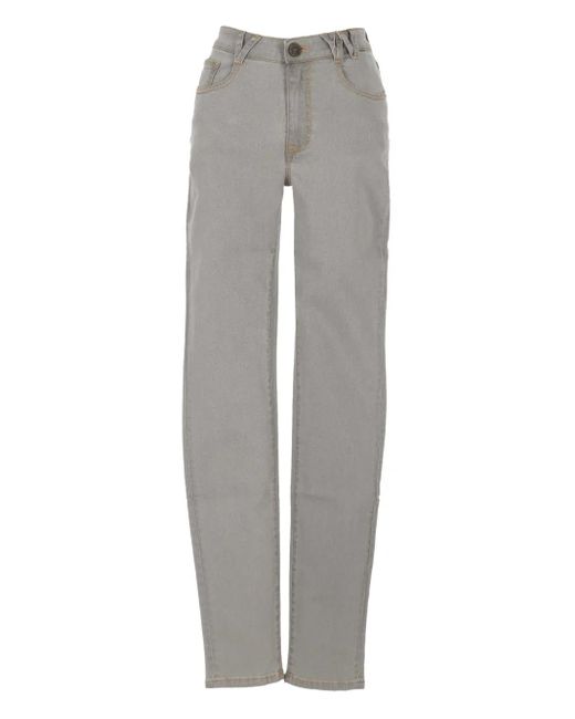 Jean À Détail De Logo Vivienne Westwood en coloris Gray