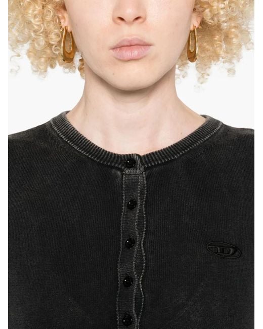 Midi Dresses DIESEL de color Black