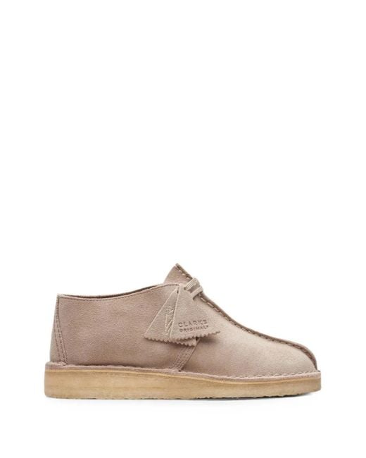 Clarks Brown Desert Trek Suede Shoes