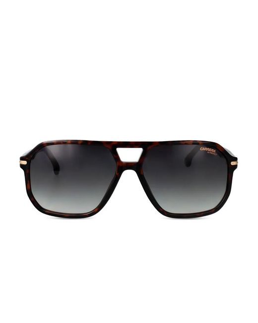 Carrera Black Pilot-Frame Sunglasses for men