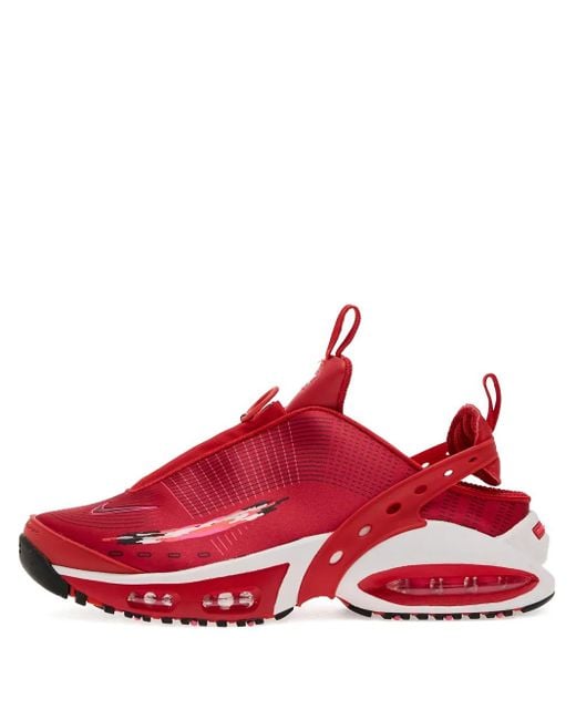Nike Red Air Max Craze Zip-Fastening Sneakers