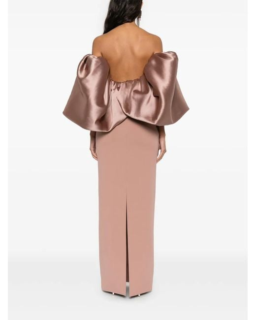 Solace London Pink Floris Maxi Dress
