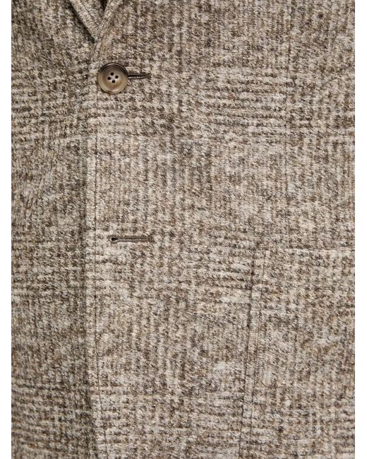Gant Gray Checked Single-Breasted Blazer for men