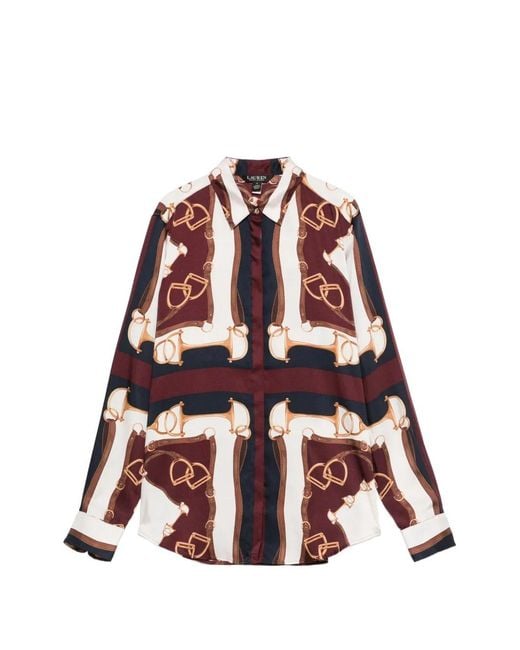 Ralph Lauren Red Patterned Shirt