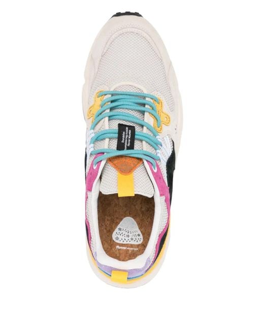 Flower Mountain White Yamano 3 Sneakers