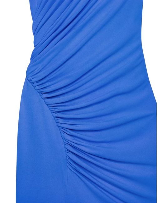 Givenchy Blue Draped Mini Dress