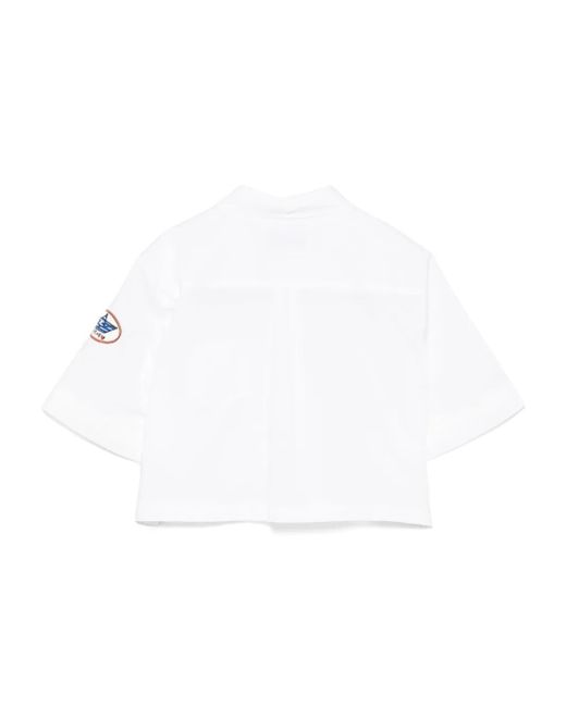 ALESSANDRO ENRIQUEZ White Patch-Detailed Shirt