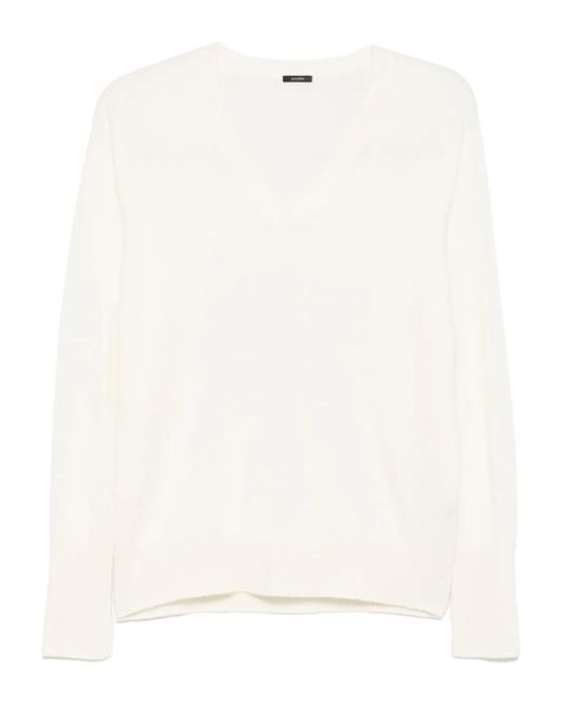 Jersey de cachemira Joseph de color White