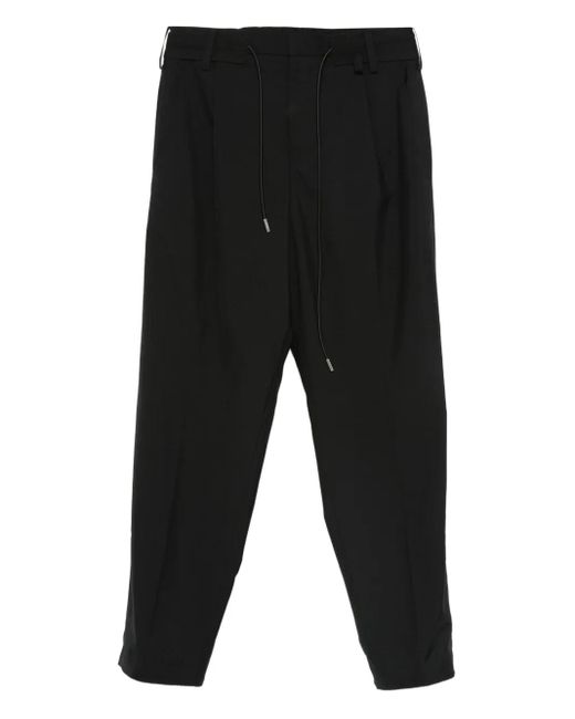 Sacai Broek Met Trekkoord in het Black voor heren