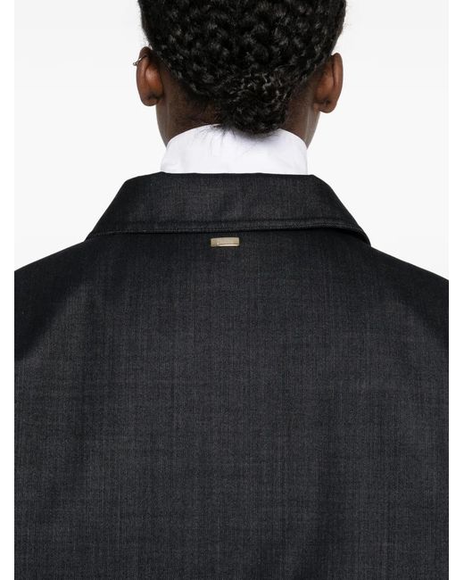 Herno Black Polyester Wool Polyamide Jacket