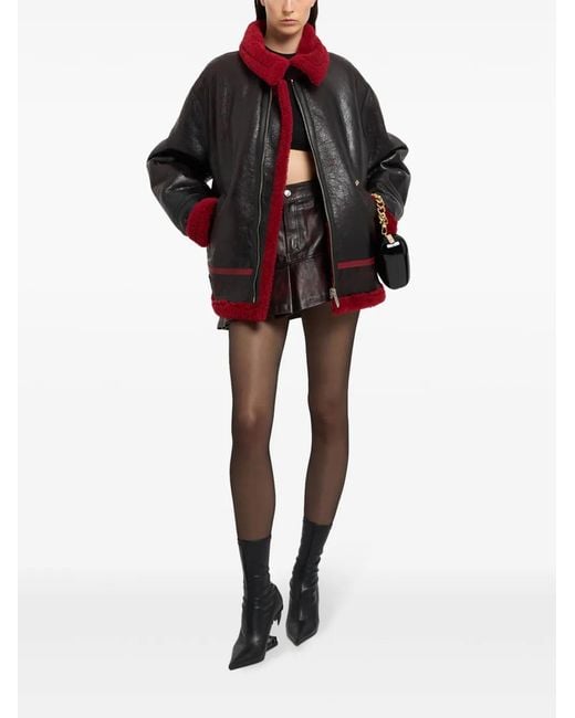 Gcds Black Shearling Jacket