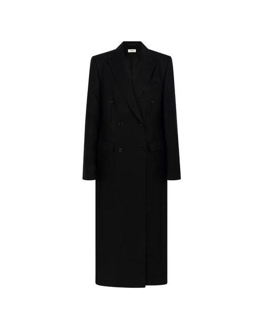 CAYET Black Rasha Double-Breasted Blazer