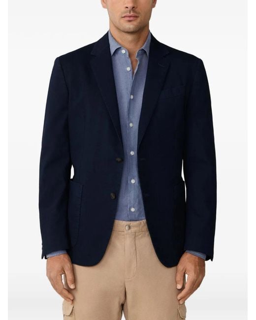 Blazer Con Botones Hackett de hombre de color Blue