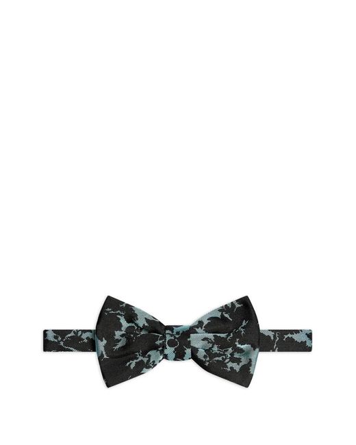 Dries Van Noten White Silk Bow Tie for men
