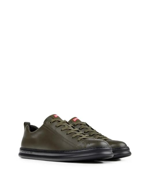 Camper Black Runner Four Leather Sneakers for men