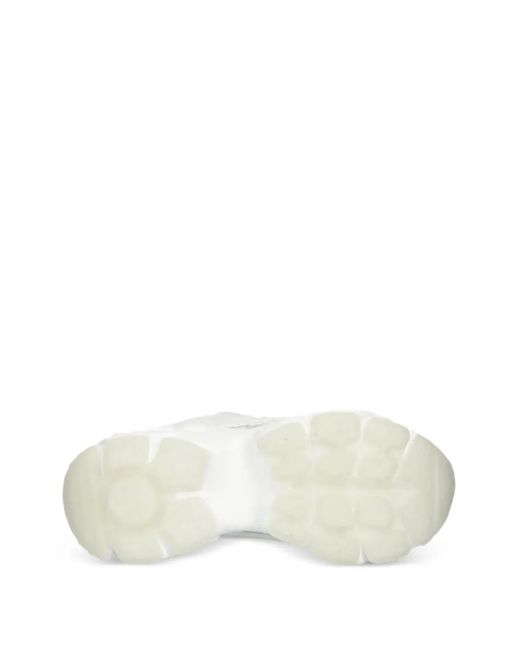 Buffalo White Binary Bloom Sneakers