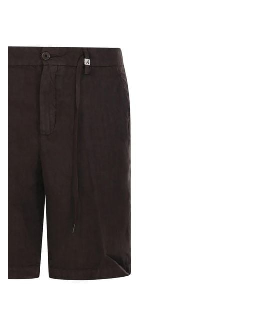 Myths Black Drawstring Shorts for men