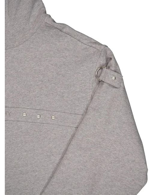 Sudadera con capucha de algodón Givenchy de hombre de color Gray