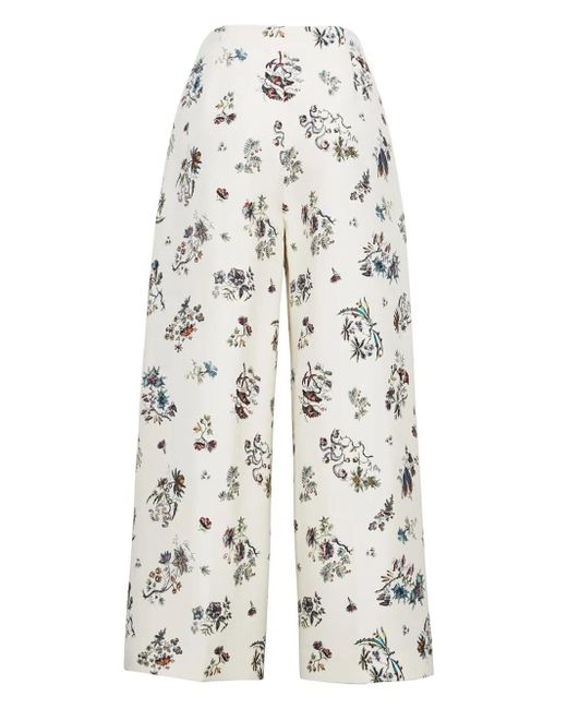 Adam Lippes White Callen Trousers