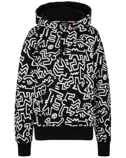Boss Black X Keith Haring Cotton Hoodie
