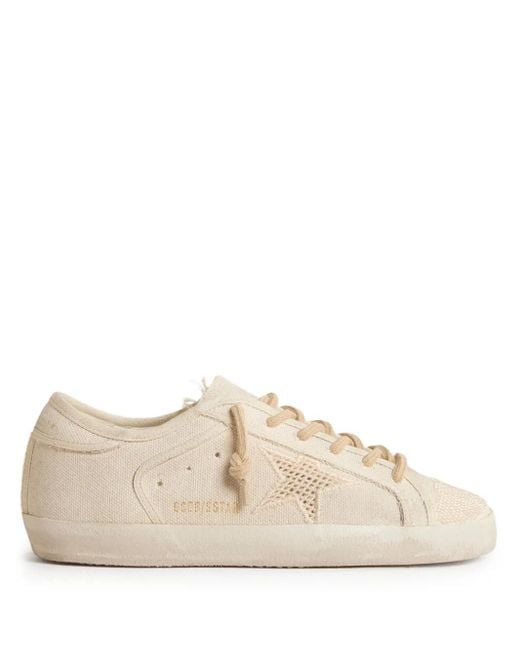 Golden Goose Deluxe Brand Natural Super-Star Sneakers