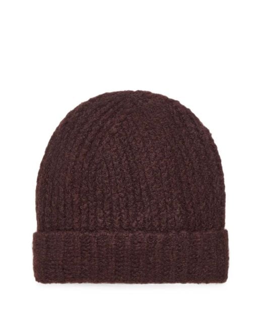 Alanui Finest Beanie Mit Logo-Patch in Red für Herren