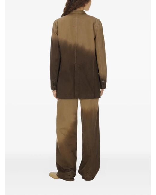 Uma Wang Green Jane Pocket Blazer