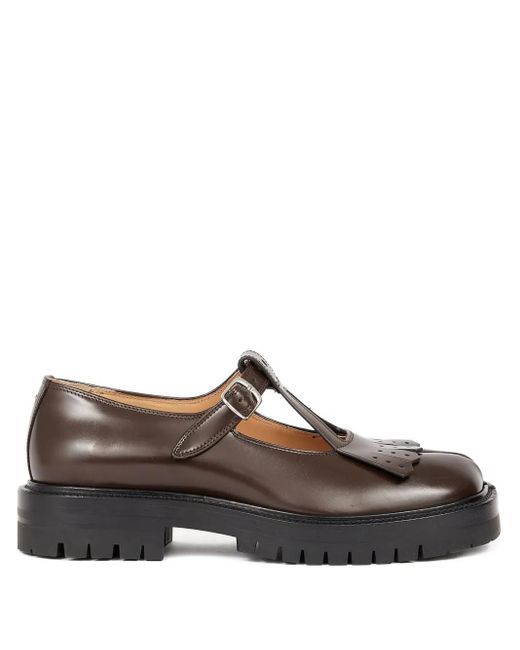 Maison Margiela Brown Tabi County Pumps