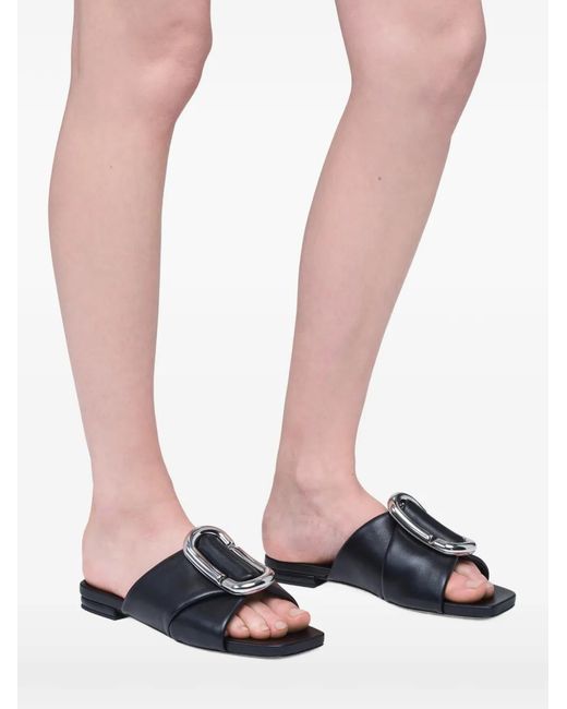 Marc Jacobs White Pop J Marc Sandals