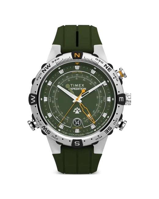 Timex Green Expedition Tide-Temp-Compass 45Mm Watch for men