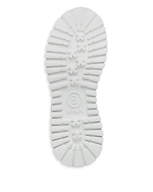 Bogner White Shearling Panelled Sneakers