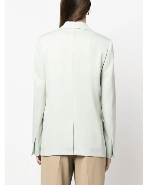 Blazer Con Botones Lanvin de color White