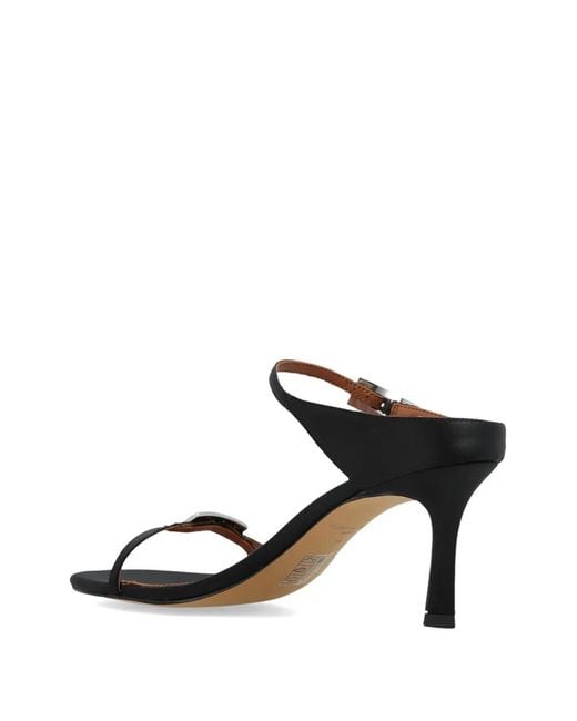 Kurt Geiger Black Strass Buckle Sneakers