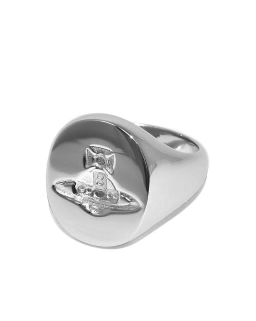 Vivienne Westwood Gray Seal Ring for men