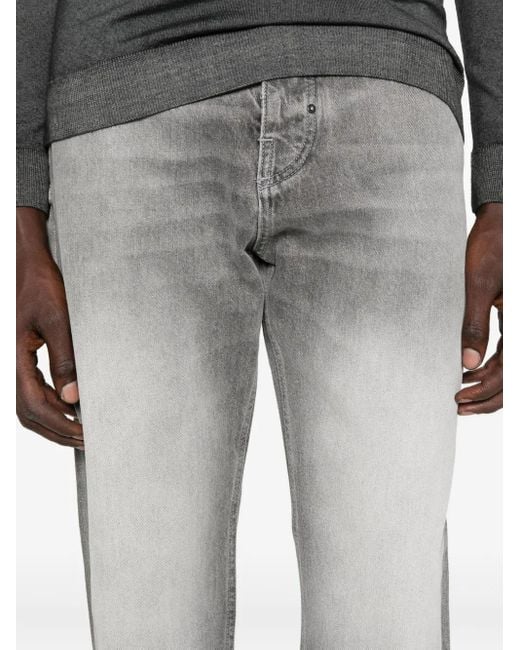 Vaqueros Con Placa Del Logo Antony Morato de hombre de color Gray