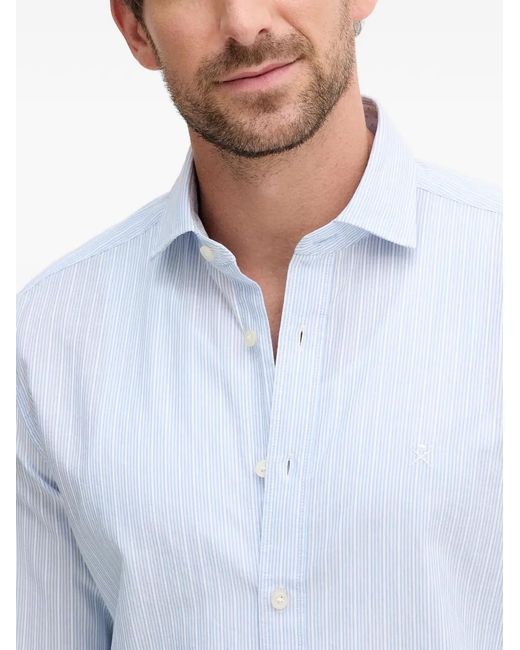 Hackett Blue Striped Shirt for men