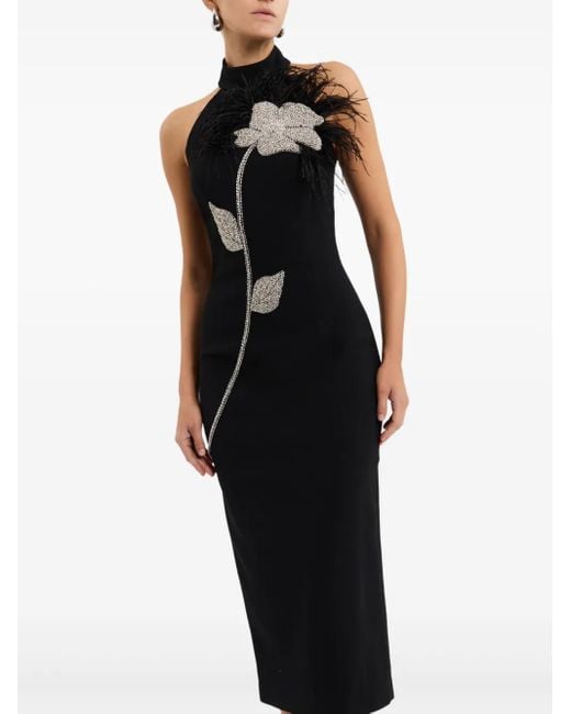 Robe Starlight À Coupe Mi-Longue Rebecca Vallance en coloris Black