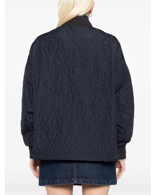Maison Kitsuné Blue Quilted Blouson