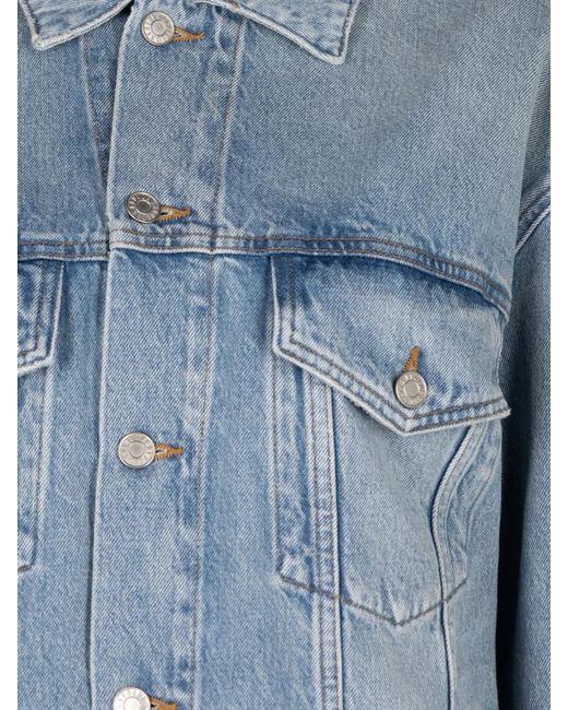 Agolde Blue Evin Denim Jacket