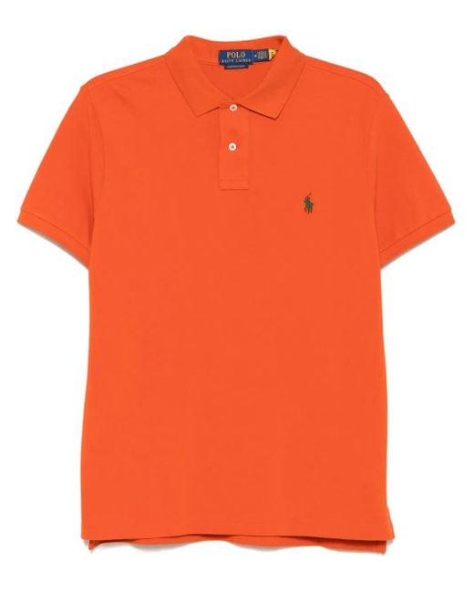Polo The Iconic Polo Ralph Lauren pour homme en coloris Orange