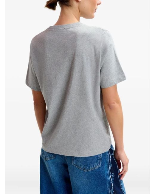 Essentiel Antwerp Gray T-Shirt Mit Logo