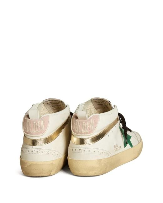 Golden Goose Deluxe Brand Brown Mid Star Sneakers