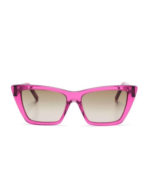 Saint Laurent Pink Mica Sunglasses