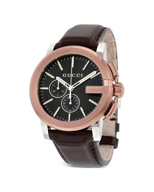 Gucci Gray Stainless Steel G-Chrono 44Mm Watch for men