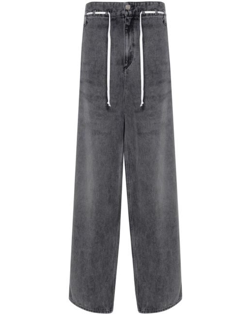 Jeans a gamba larga di Isabel Marant in Gray